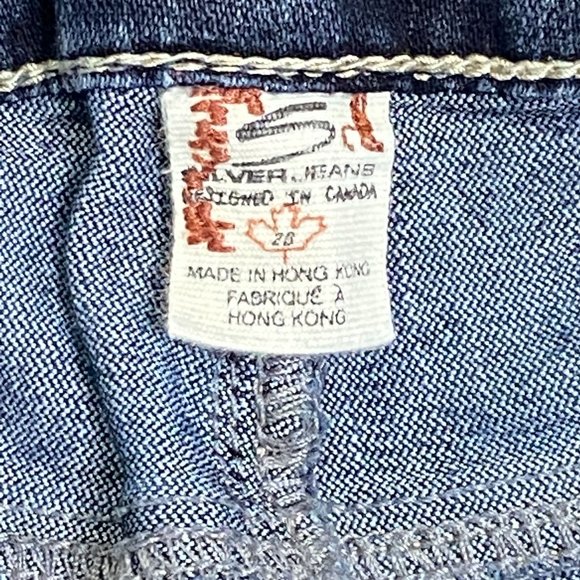 Silver Jeans Santorini Women's 28 x 33.5 Embroidered Medium Wash Straight Leg - Picture 11 of 13